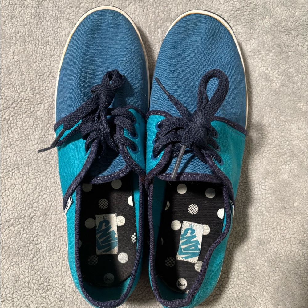 RARE COLORWAY - Vans Blue Canvas Sneakers